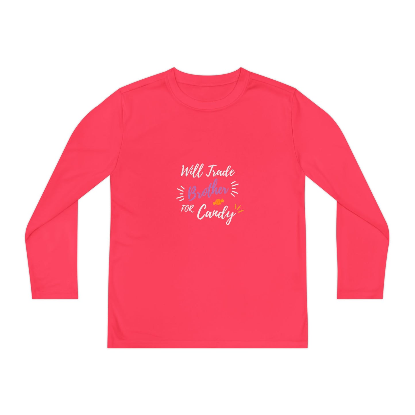 Brotherly Love Youth Long Sleeve Tee, Perfect for Siblings, Gift for Birthday, Playtime, Everyday Wear, Family Celebrations