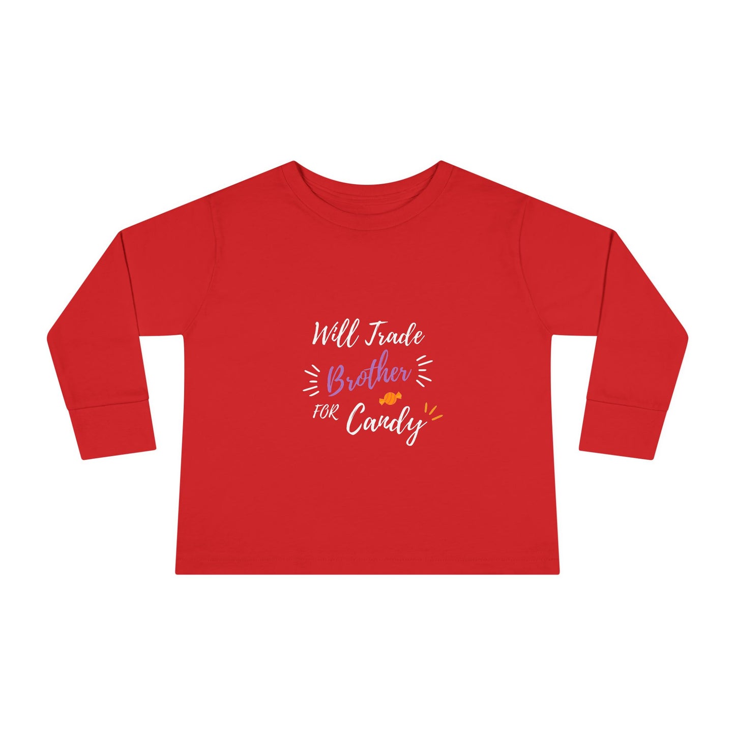 Toddler Long Sleeve Tee - Cute Casual Kids Shirt for Everyday Wear, Birthday Gift, Baby Shower, Family Outings