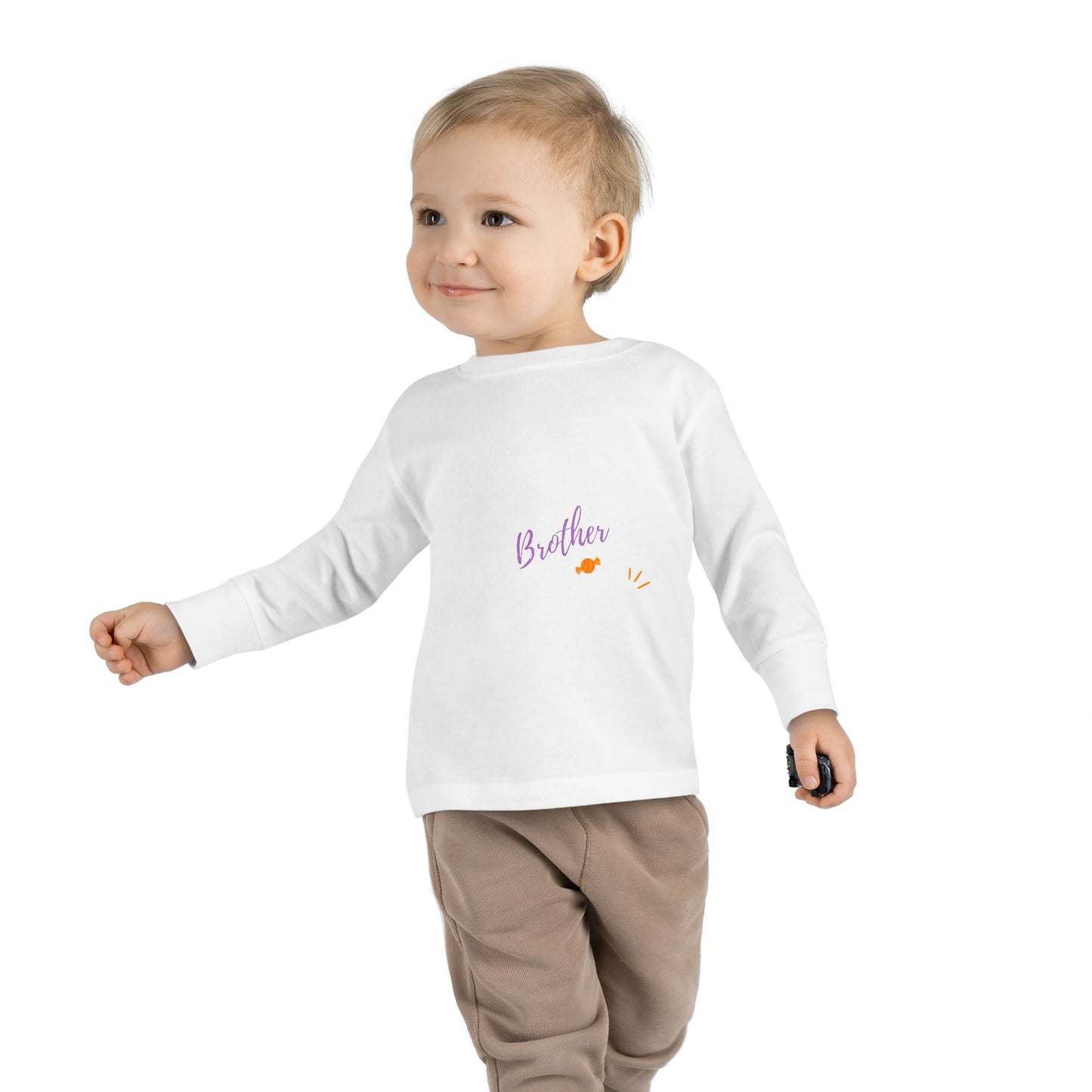 Toddler Long Sleeve Tee - Cute Casual Kids Shirt for Everyday Wear, Birthday Gift, Baby Shower, Family Outings