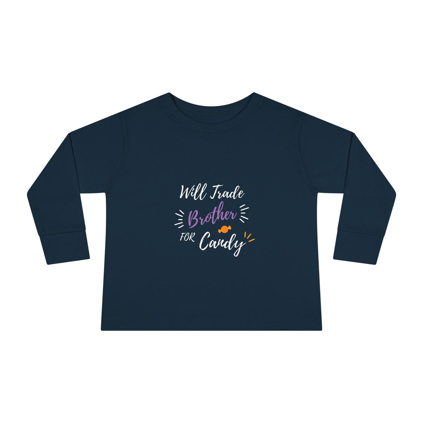 Toddler Long Sleeve Tee - Cute Casual Kids Shirt for Everyday Wear, Birthday Gift, Baby Shower, Family Outings