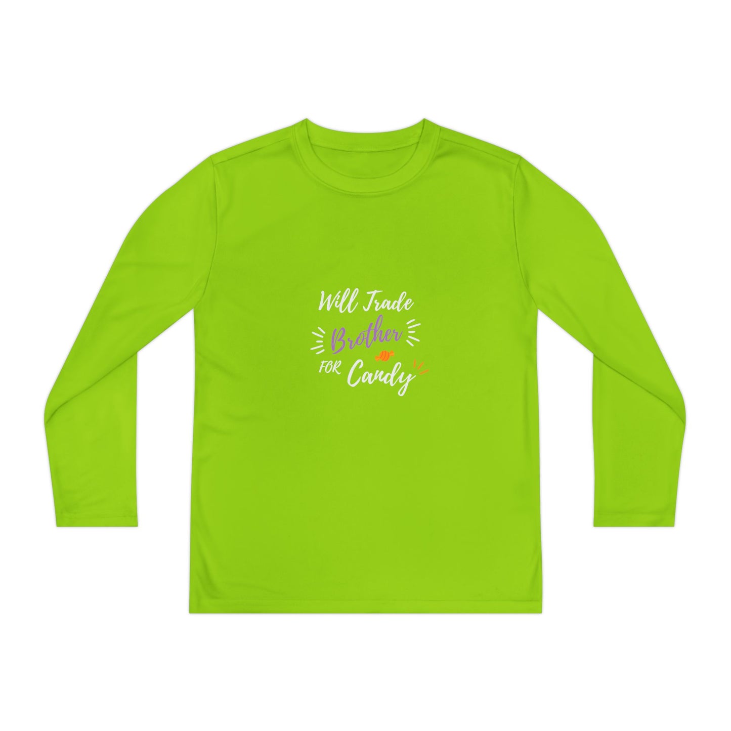 Brotherly Love Youth Long Sleeve Tee, Perfect for Siblings, Gift for Birthday, Playtime, Everyday Wear, Family Celebrations