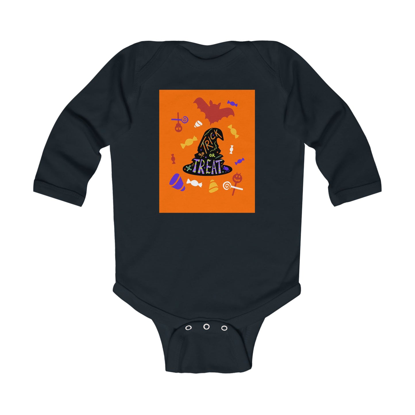 Halloween Infant Bodysuit, Cute Baby Halloween Outfit, Trick or Treat Costume, Baby Shower Gift, Spooky Baby Clothes
