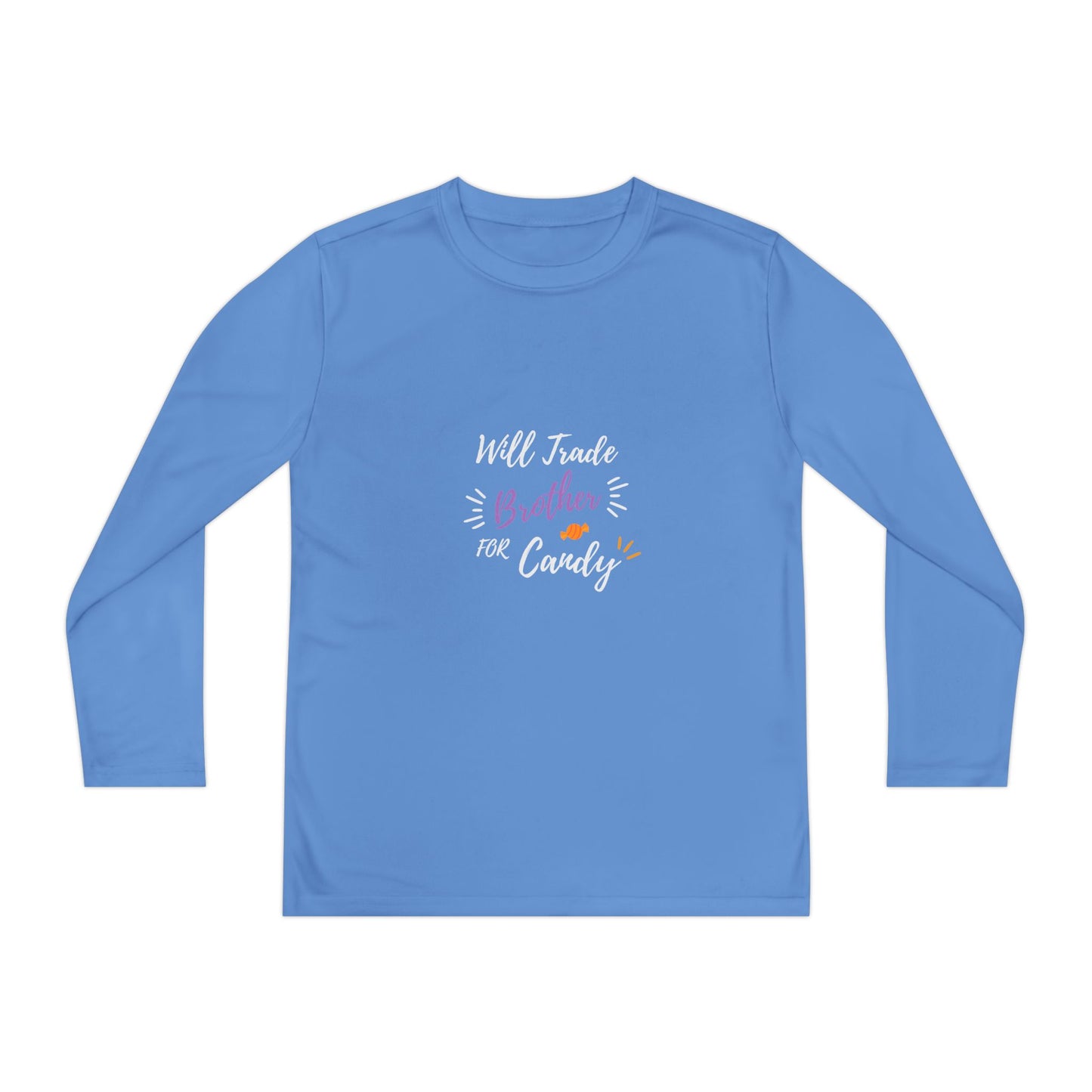 Brotherly Love Youth Long Sleeve Tee, Perfect for Siblings, Gift for Birthday, Playtime, Everyday Wear, Family Celebrations