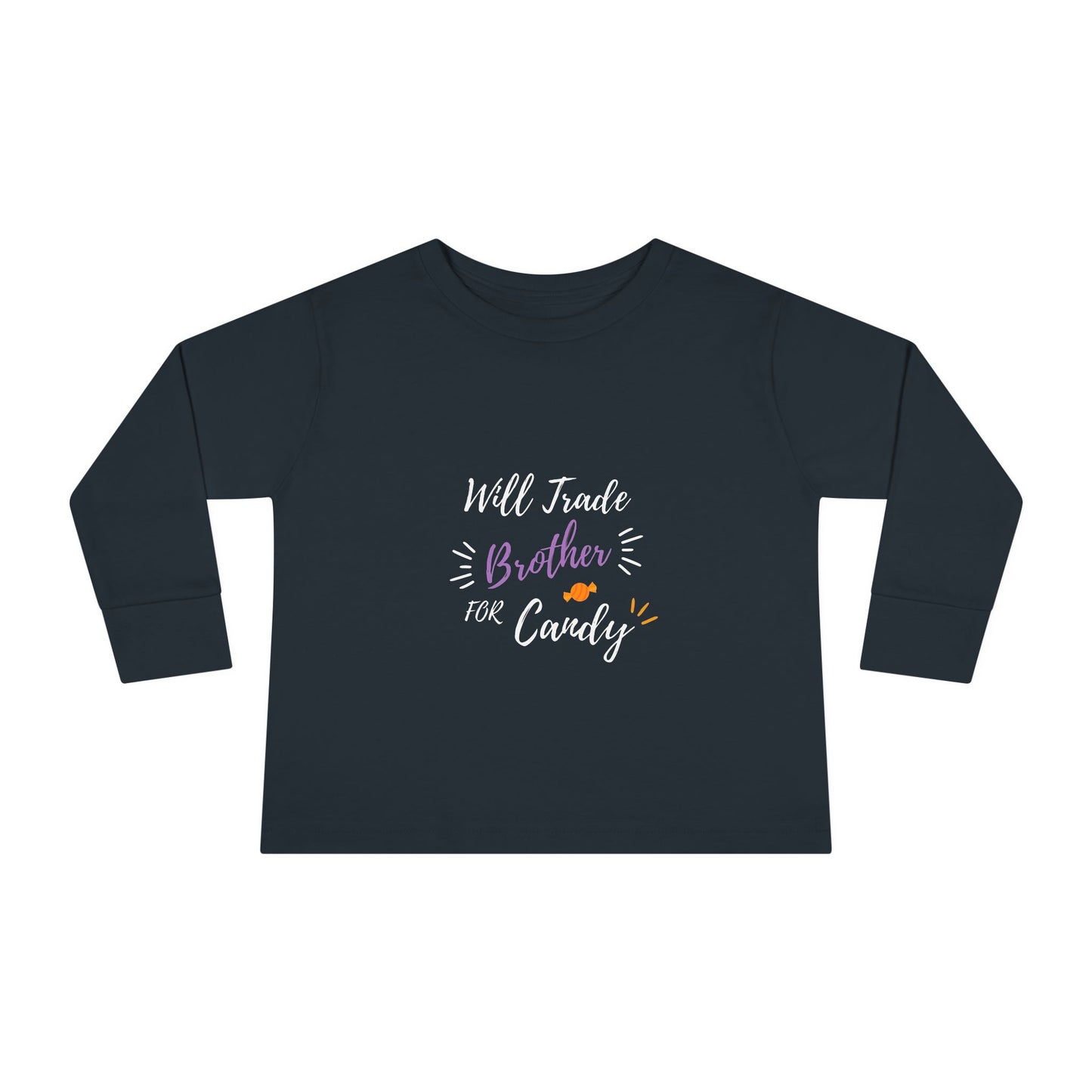 Toddler Long Sleeve Tee - Cute Casual Kids Shirt for Everyday Wear, Birthday Gift, Baby Shower, Family Outings