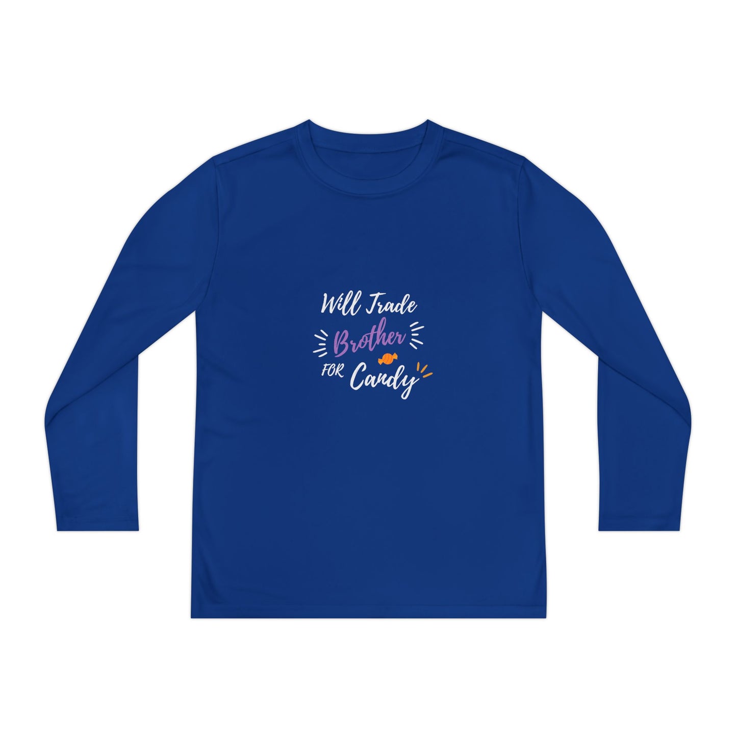 Brotherly Love Youth Long Sleeve Tee, Perfect for Siblings, Gift for Birthday, Playtime, Everyday Wear, Family Celebrations