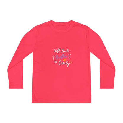Brotherly Love Youth Long Sleeve Tee, Perfect for Siblings, Gift for Birthday, Playtime, Everyday Wear, Family Celebrations