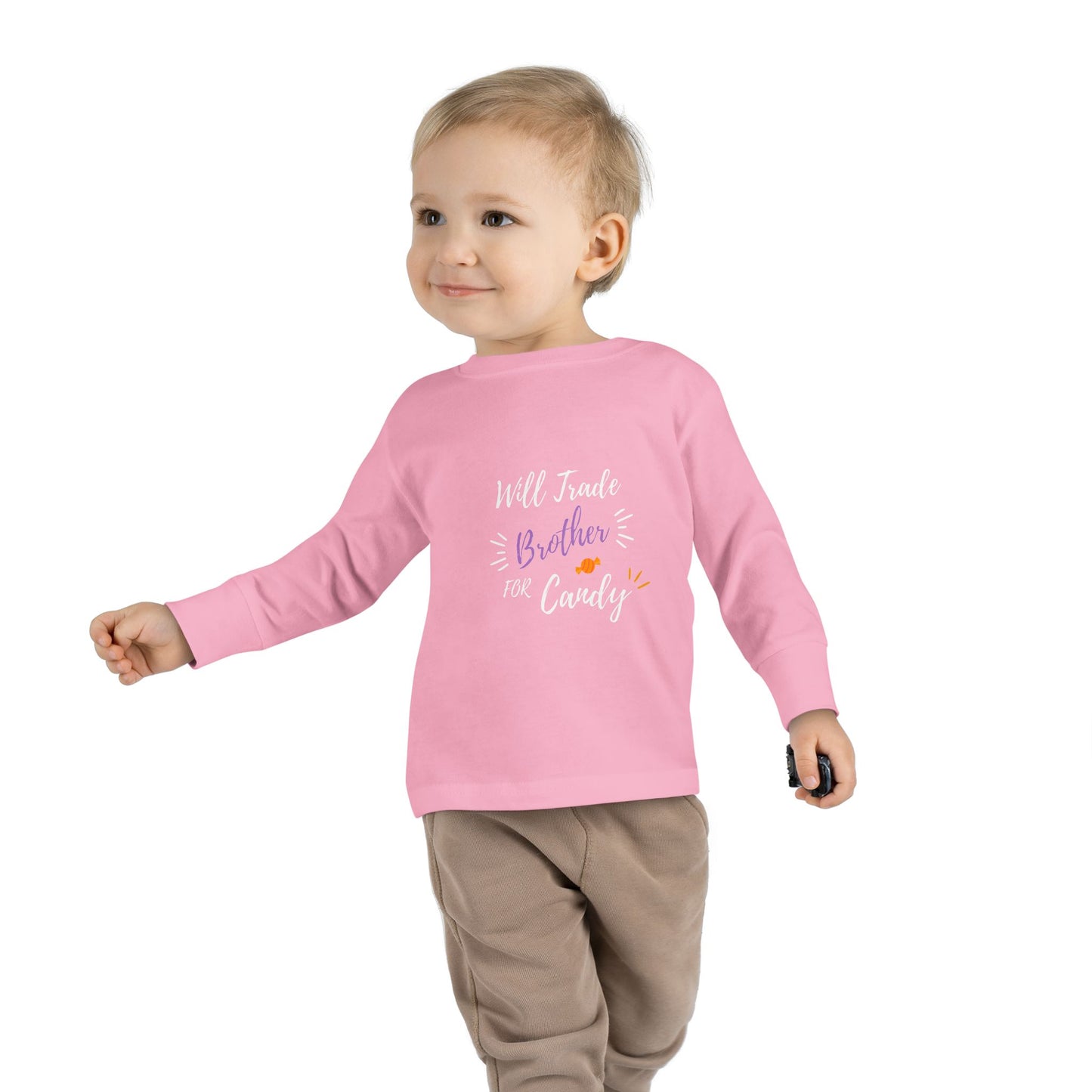 Toddler Long Sleeve Tee - Cute Casual Kids Shirt for Everyday Wear, Birthday Gift, Baby Shower, Family Outings