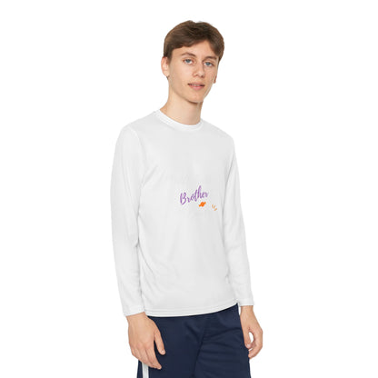 Brotherly Love Youth Long Sleeve Tee, Perfect for Siblings, Gift for Birthday, Playtime, Everyday Wear, Family Celebrations