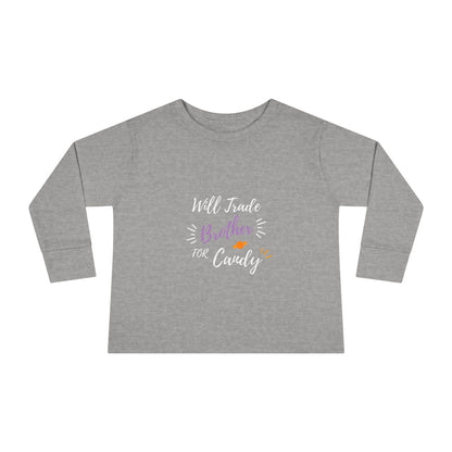 Toddler Long Sleeve Tee - Cute Casual Kids Shirt for Everyday Wear, Birthday Gift, Baby Shower, Family Outings