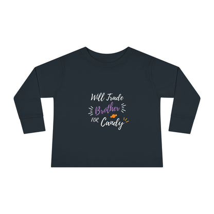 Toddler Long Sleeve Tee - Cute Casual Kids Shirt for Everyday Wear, Birthday Gift, Baby Shower, Family Outings